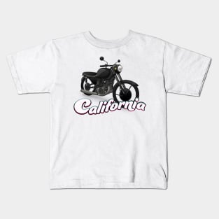 California Motorbike Kids T-Shirt